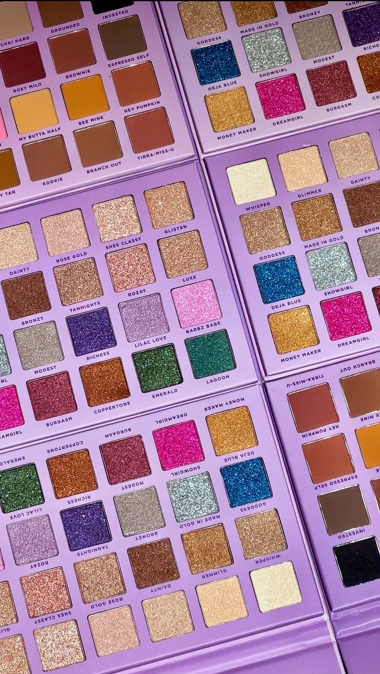Pearly There 24 Shimmer Eyeshadow Palette by Pearcake Beauty