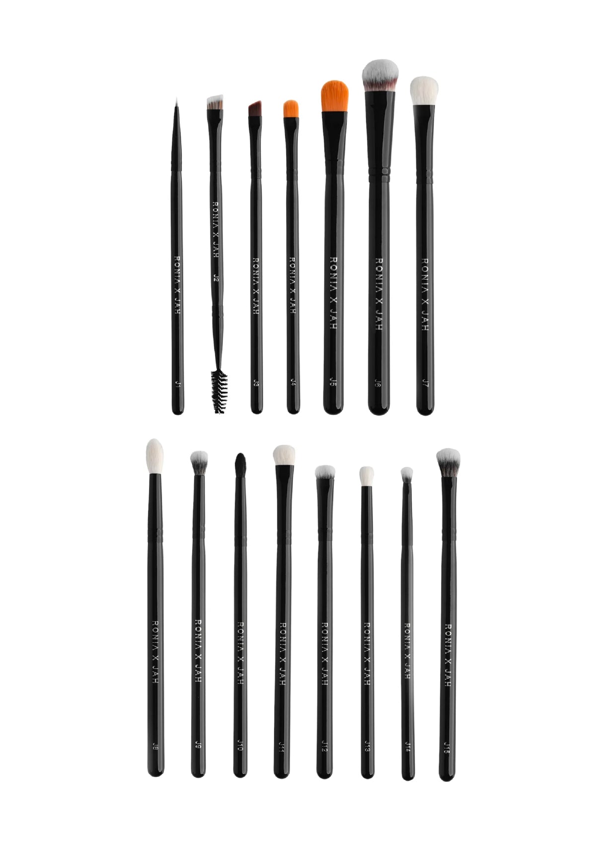 15 Sleek Eye Brush Set with Brush holder