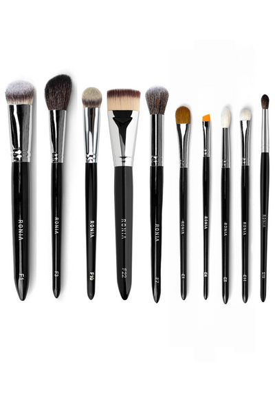The Complete 10pc Eyes and Base Brush Set