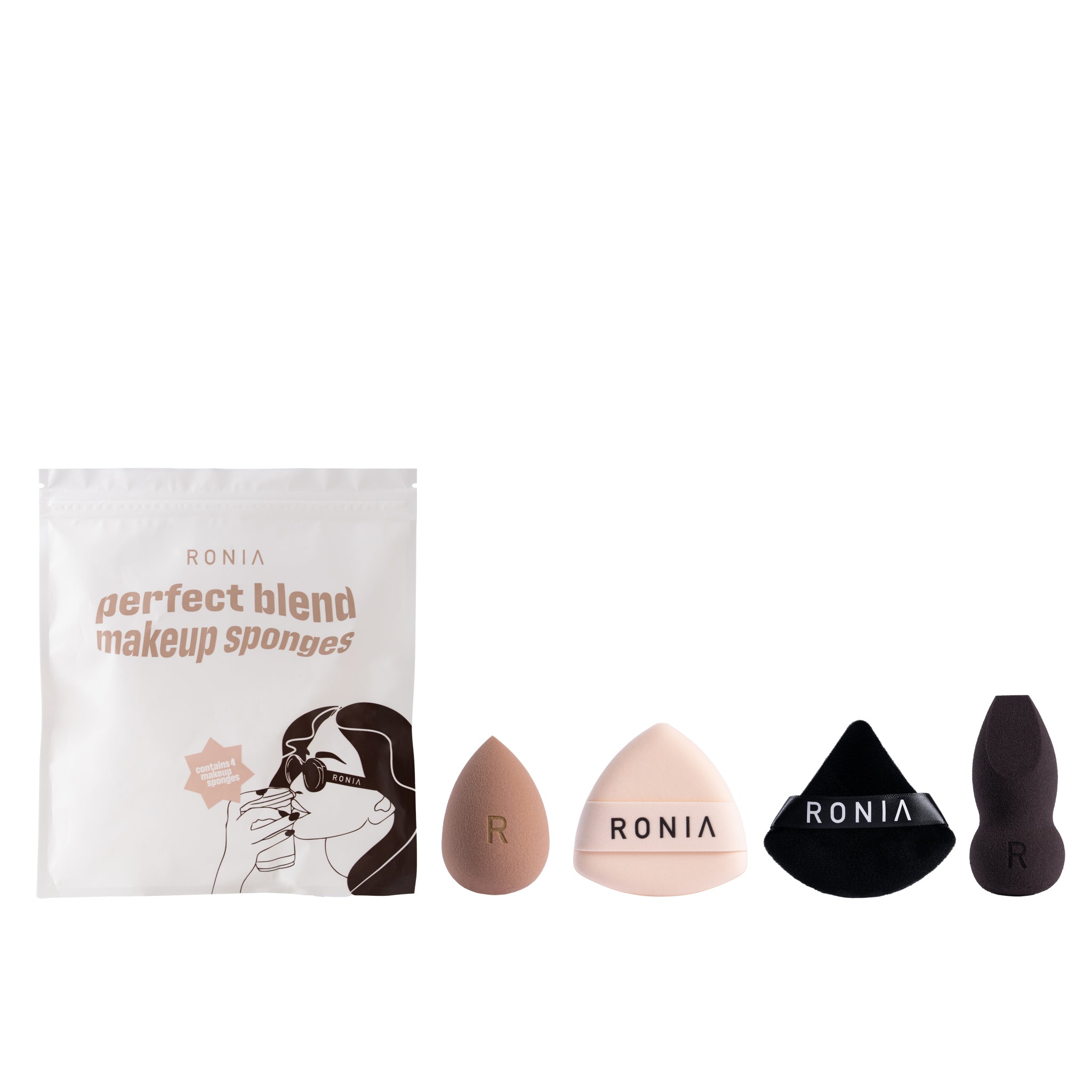 Espresso Yourself – 4-Piece Face Sponge Set